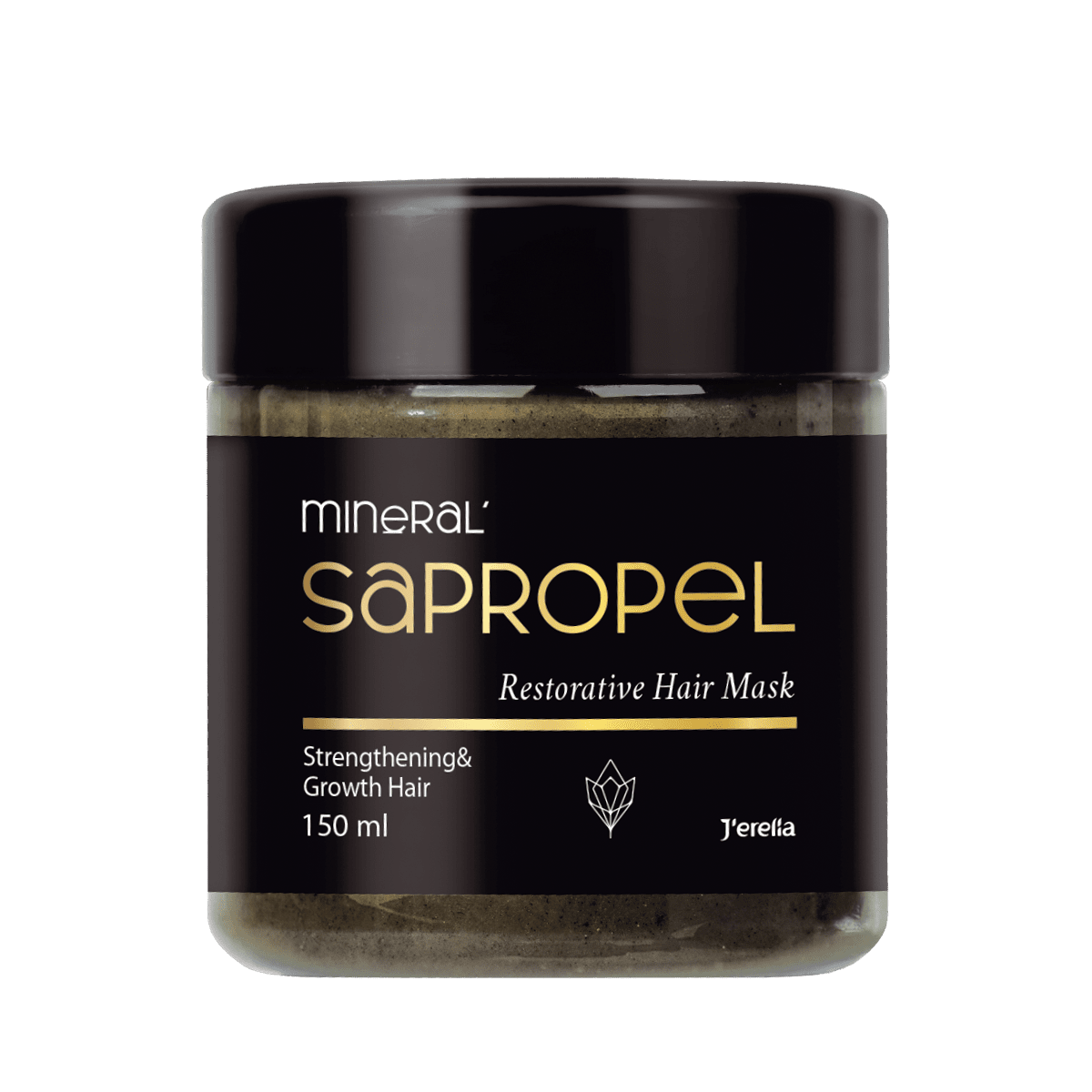 Сапропелева маска для зміцнення та росту волосся. Відновлююча