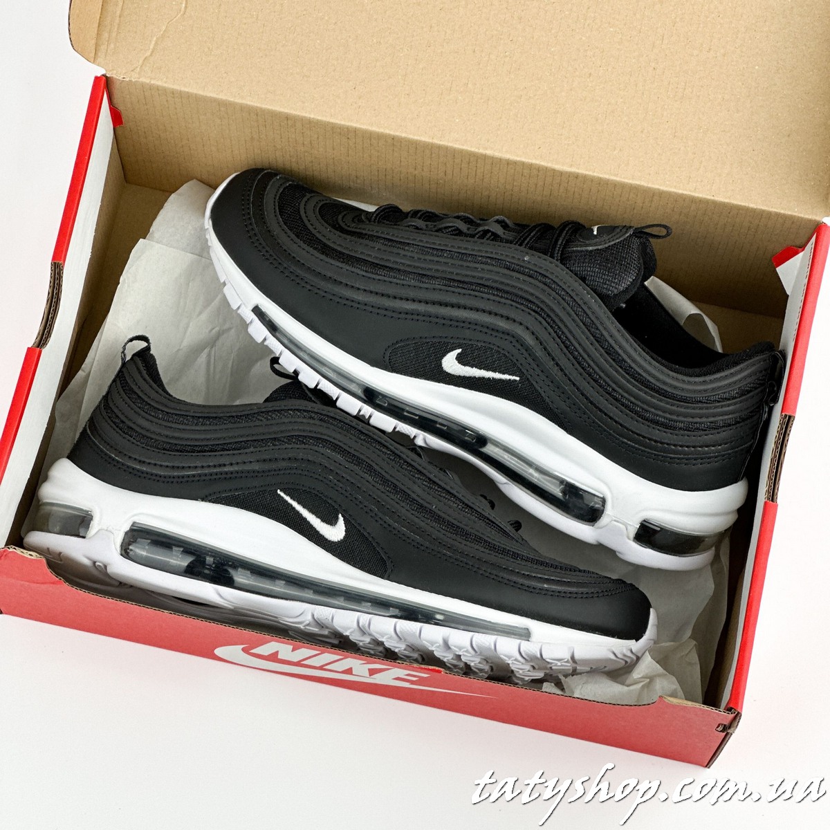 Кросівки Nike Air Max 97 Black White Nocturnal Animal